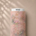 003 Rose Whisper — pink floral cambric cotton fabric roll by NADRAH